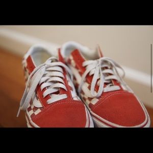 Vans Checkered Red